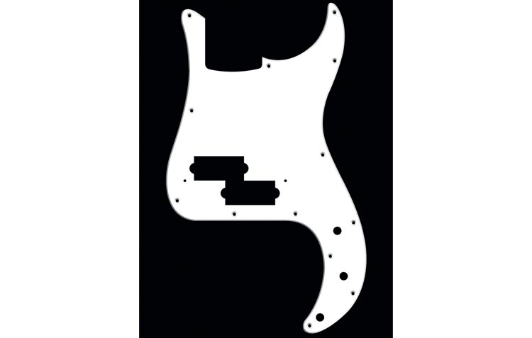 46 colours: Precision Bass Scratchplate/Pickguard Pick Guard for P-Bass - Bild 73 von 83