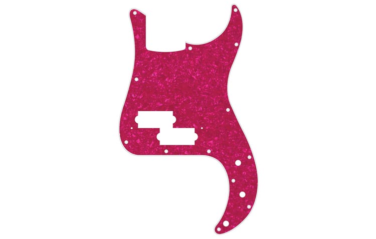 46 colours: Precision Bass Scratchplate/Pickguard Pick Guard for P-Bass - Bild 49 von 83