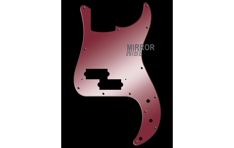 46 colours: Precision Bass Scratchplate/Pickguard Pick Guard for P-Bass - Bild 51 von 83