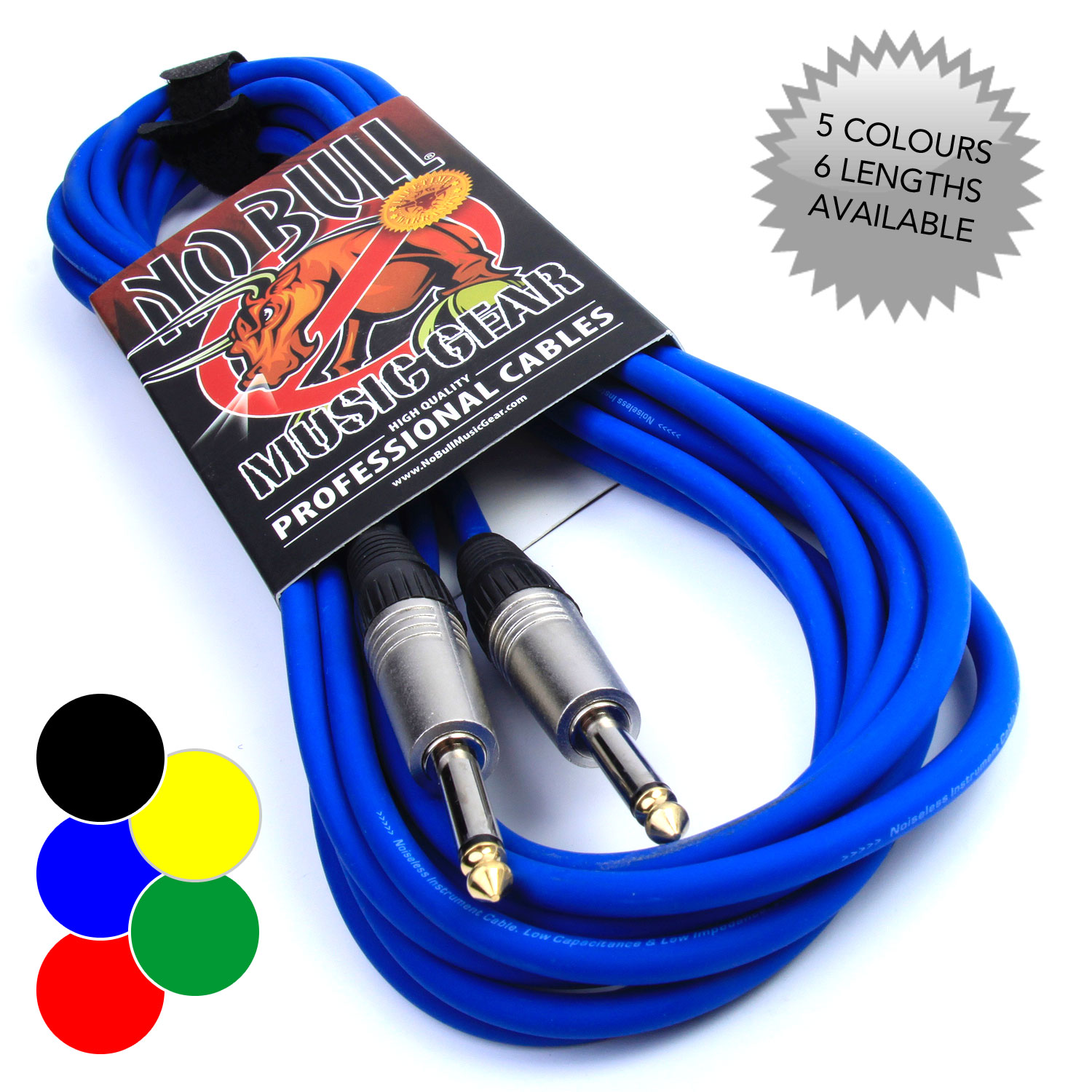 Jack Guitar Lead Cable Bass/Electric/Acoustic/Instrument to Amp, Life