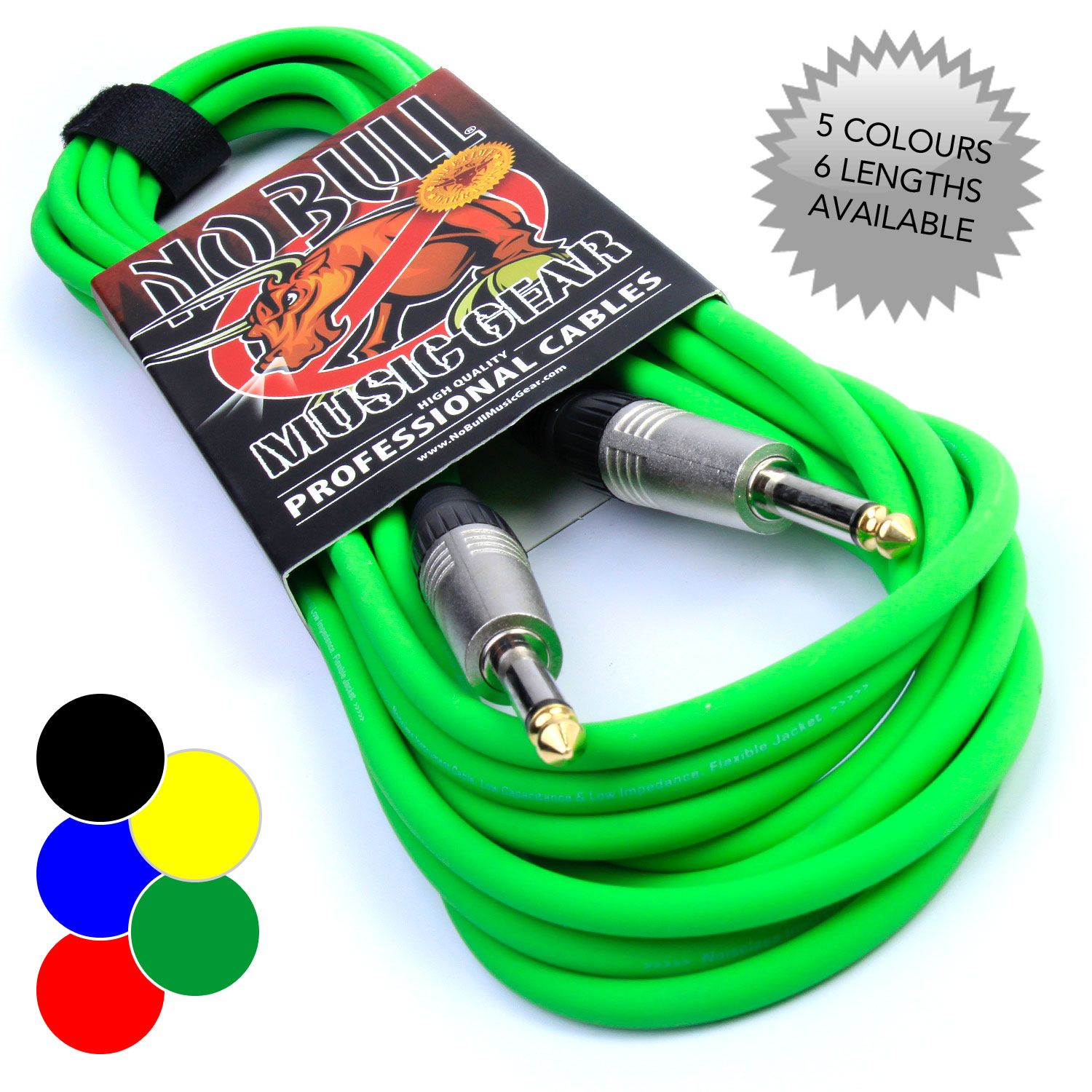 Jack Guitar Lead Cable Bass/Electric/Acoustic/Instrument to Amp, Life