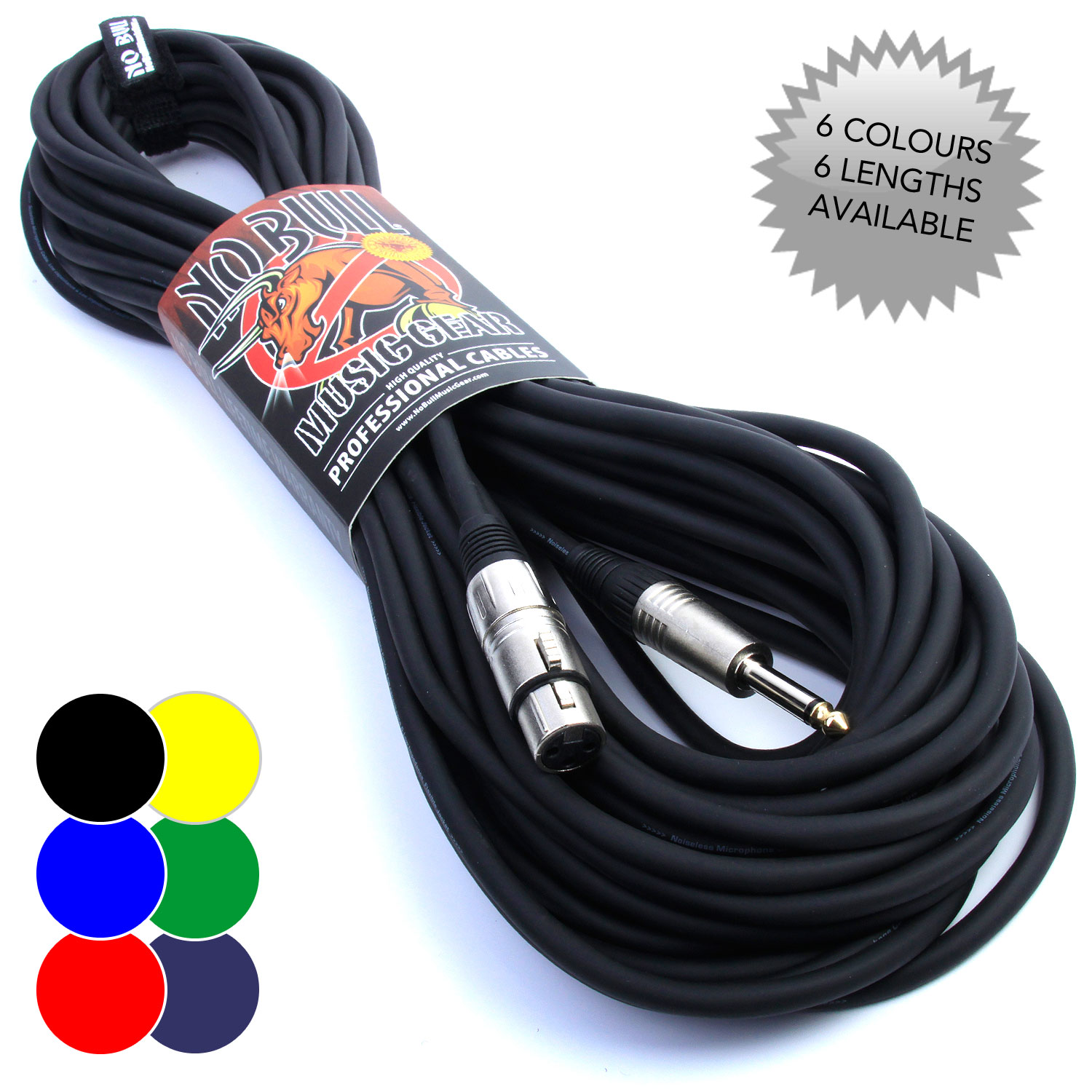 Premium Female XLR to 1/4" Jack (6.35mm) Microphone Cable Audio Lead