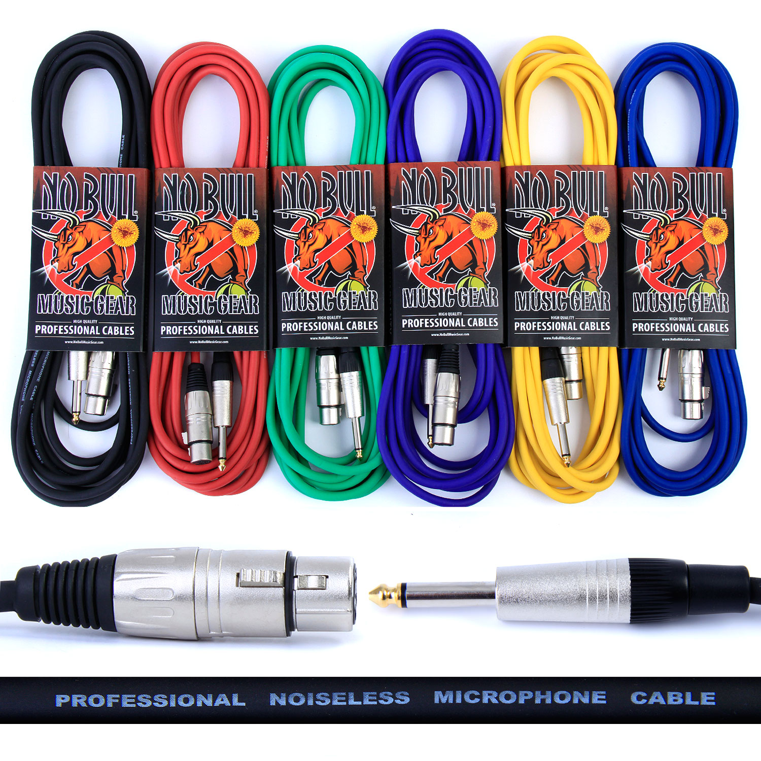 Microphone Lead/Mic Cable with Lifetime Warranty (Female XLR to Male 1/