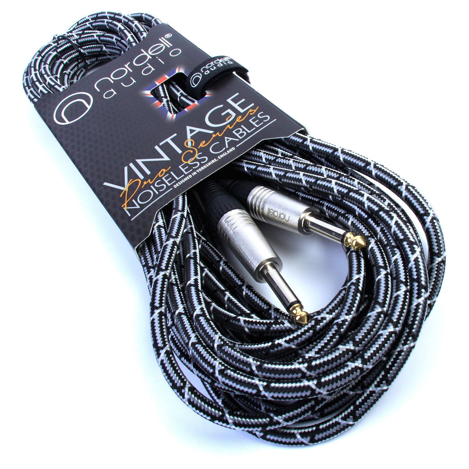 Premium Tweed Guitar Lead Vintage Noiseless Cable Electric/Bass