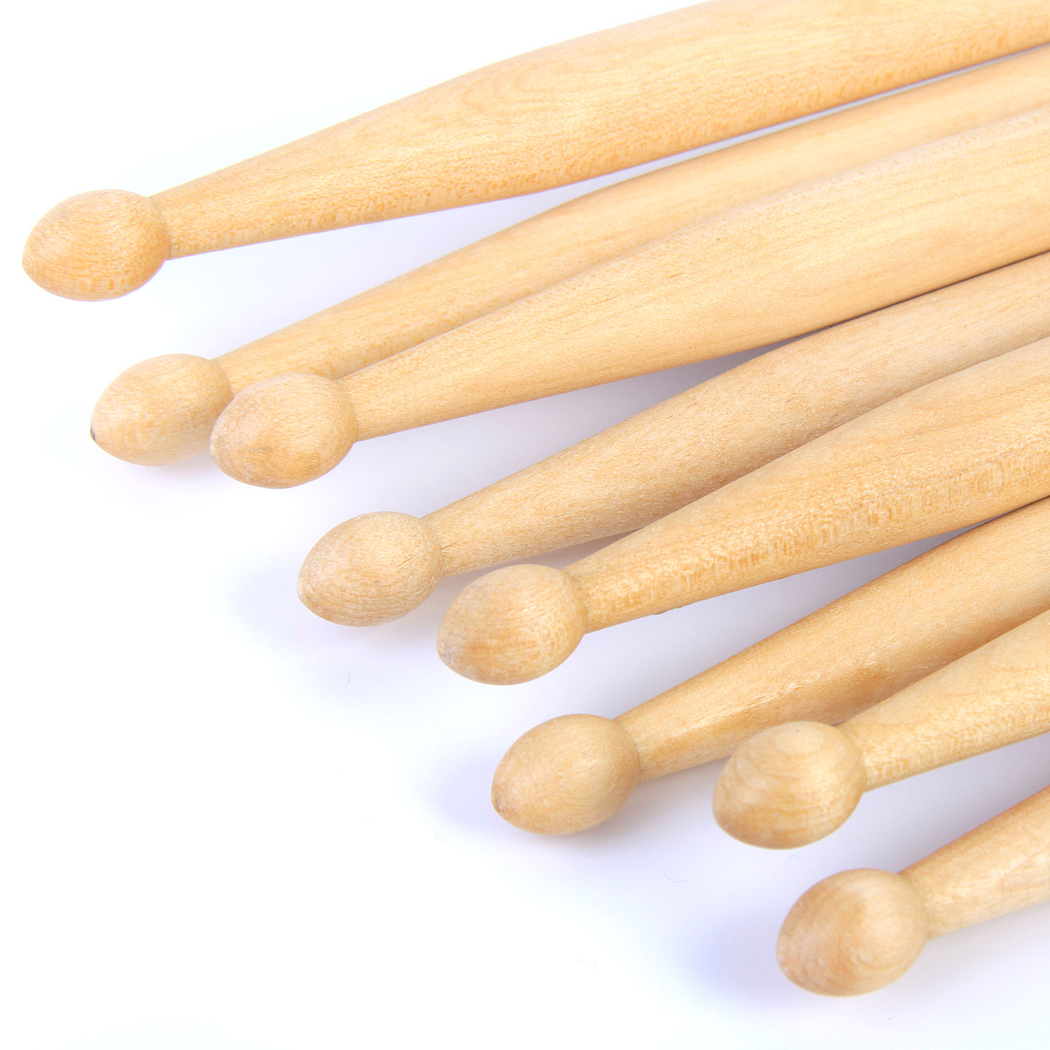 5A 5B 7A Drum Sticks 4 pairs of PP Maple Drumsticks Wood & Nylon Tip