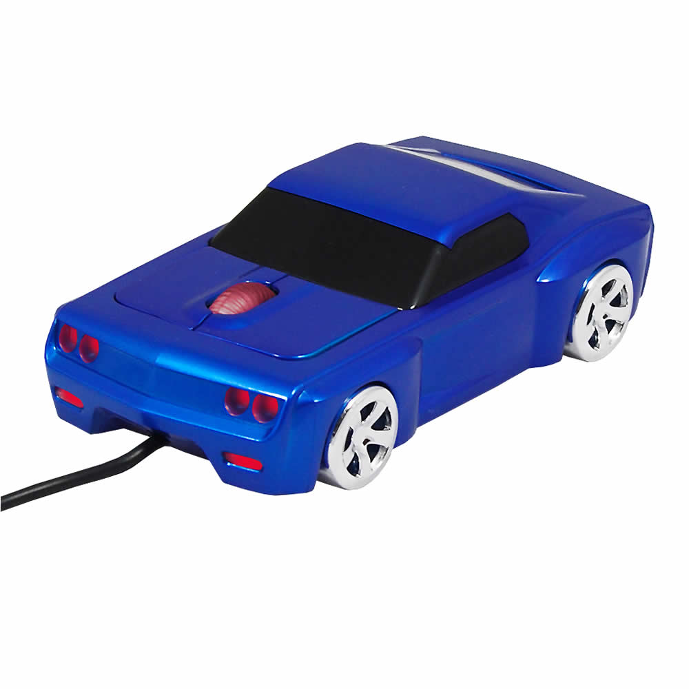 Street Mouse Bullet V8 Car Wired Computer Mouse Blue eBay