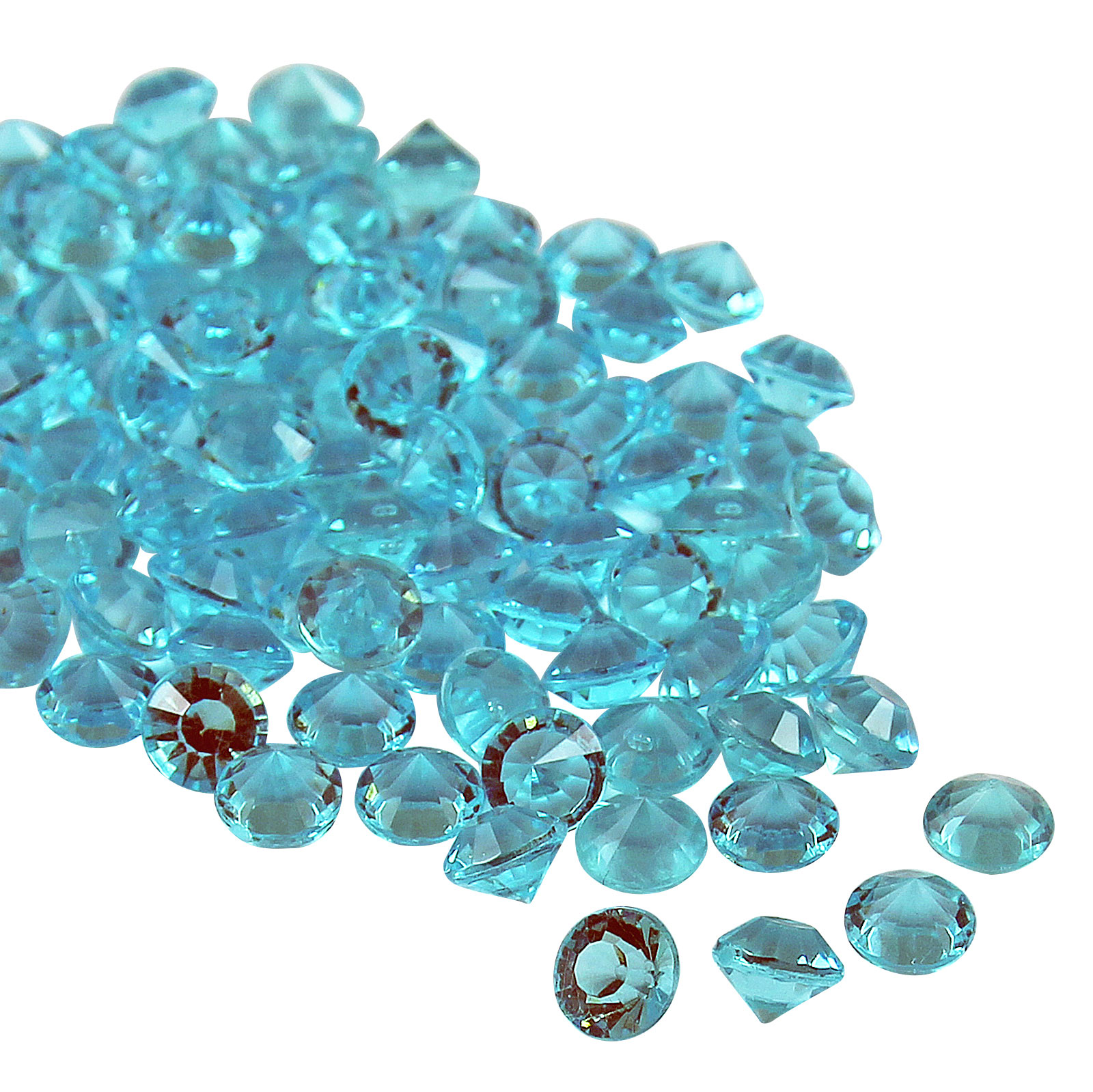 10mm WEDDING DECORATION Scatter Table Crystals DIAMONDS ACRYLIC