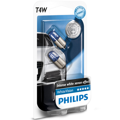 Philips White Vision T4W Twin Packaging