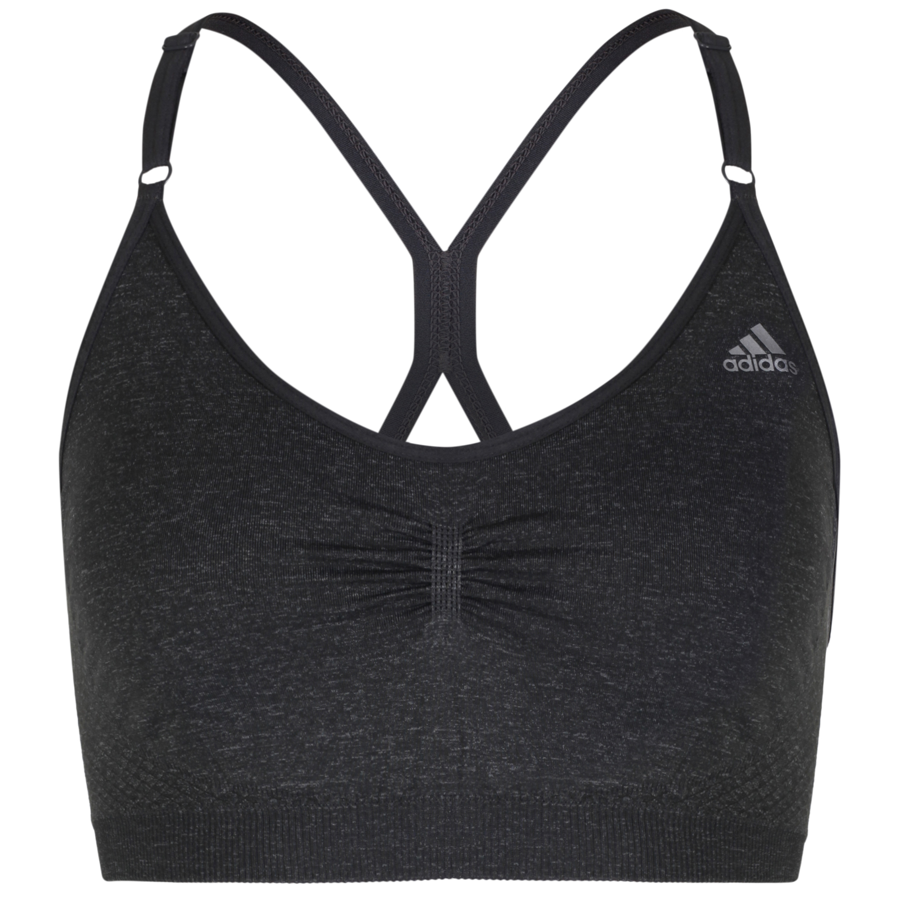 adidas Performance Womens Adipure Seamless Sports Bra Yoga Gym Crop Top | eBay