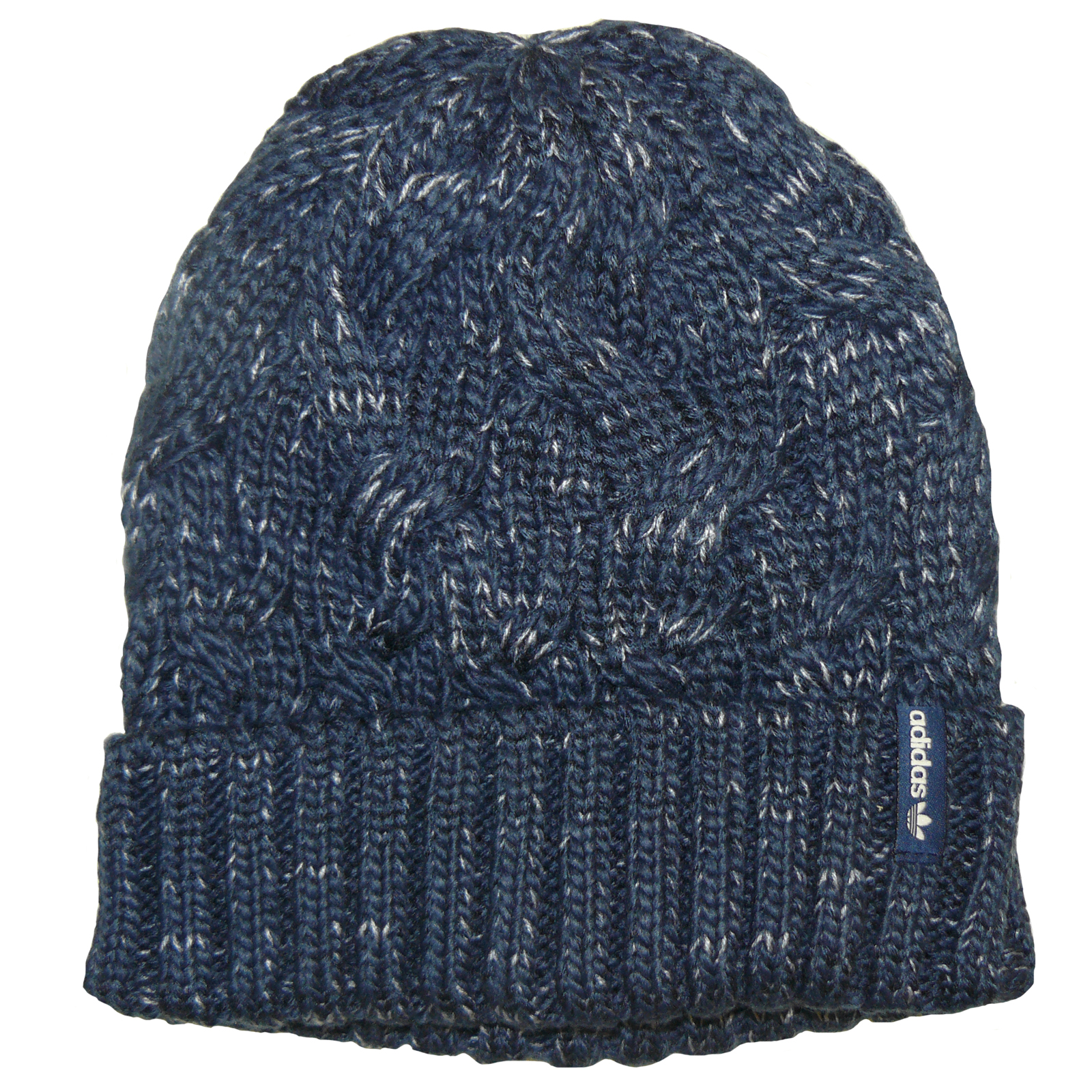 adidas Originals Mens Heavy Knit Beanie Warm Winter Hat Navy OSFM eBay
