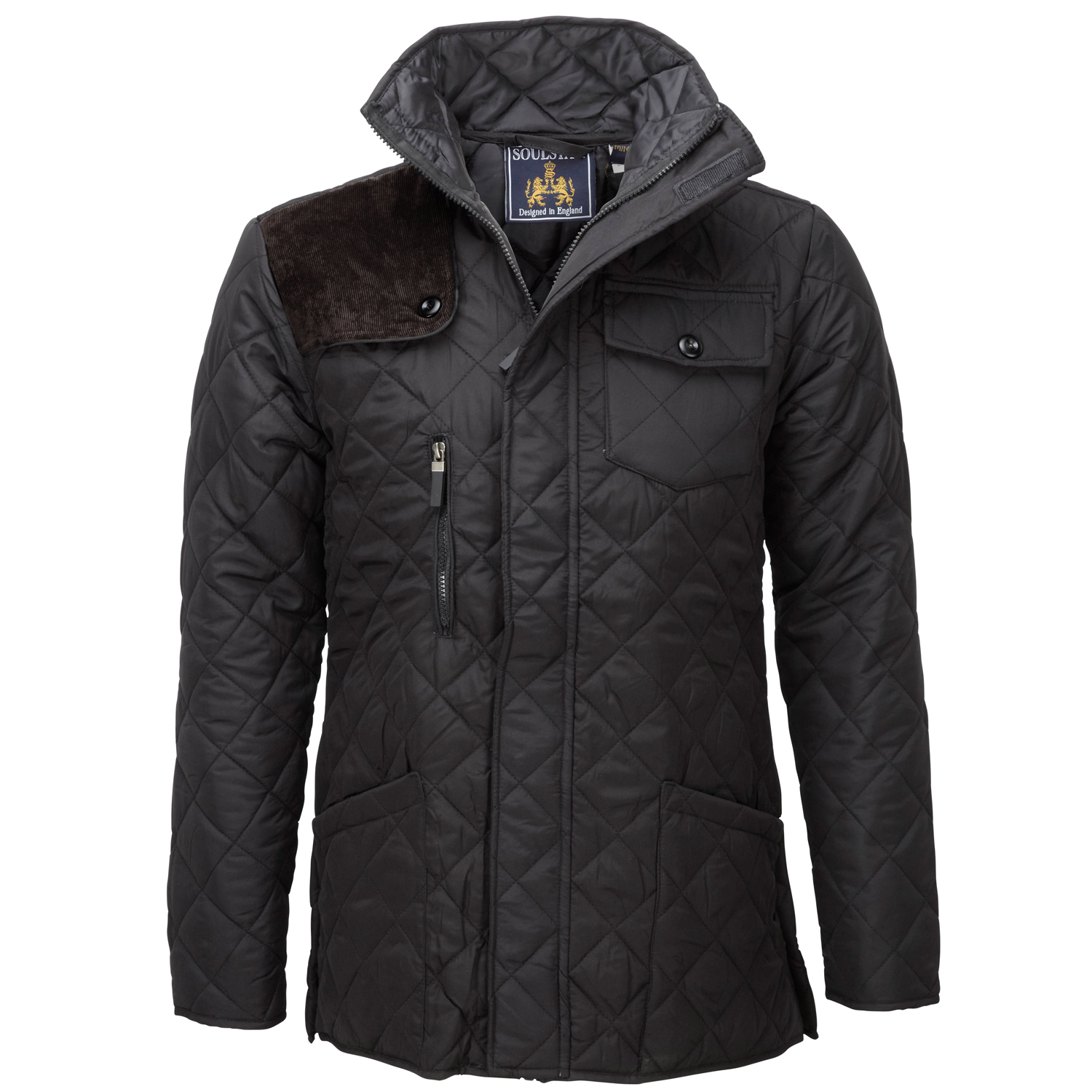 men quilted winter coat