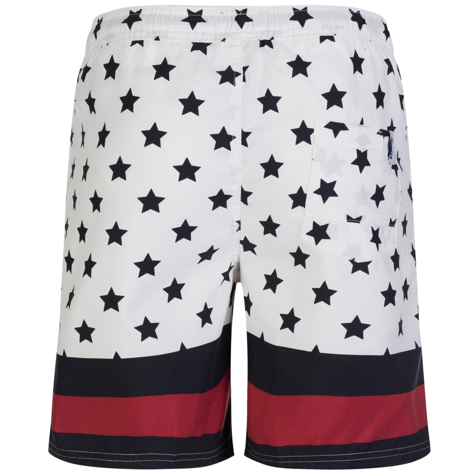 Soul Star Mens Stars and Stripes USA Print Swimming Shorts Swim Trunks