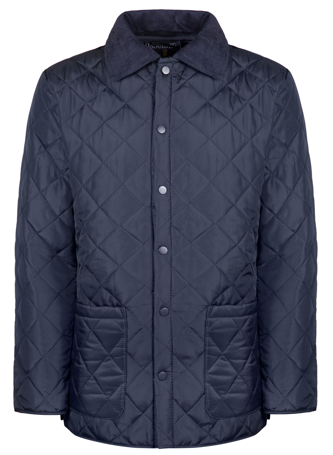 Soul Star Mens Diamond Quilted Jacket Padded Cord Patches Coat New eBay