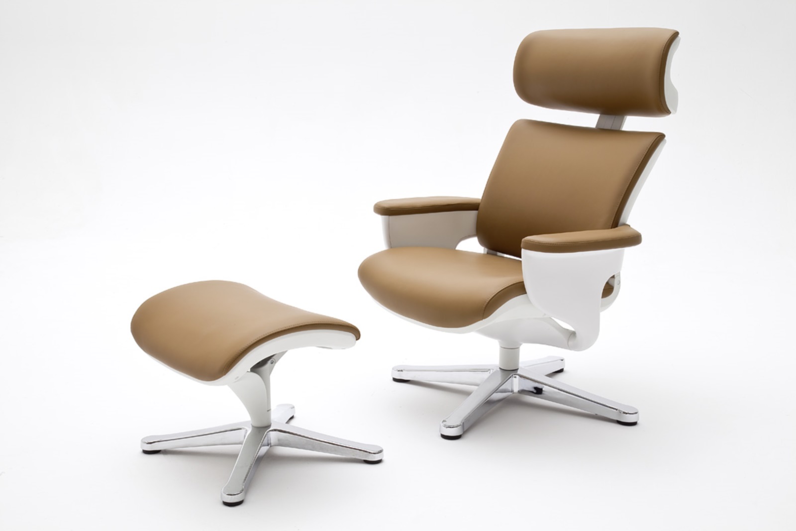 Relax sessel favorite mit hocker, rindsleder, relaxsessel ...