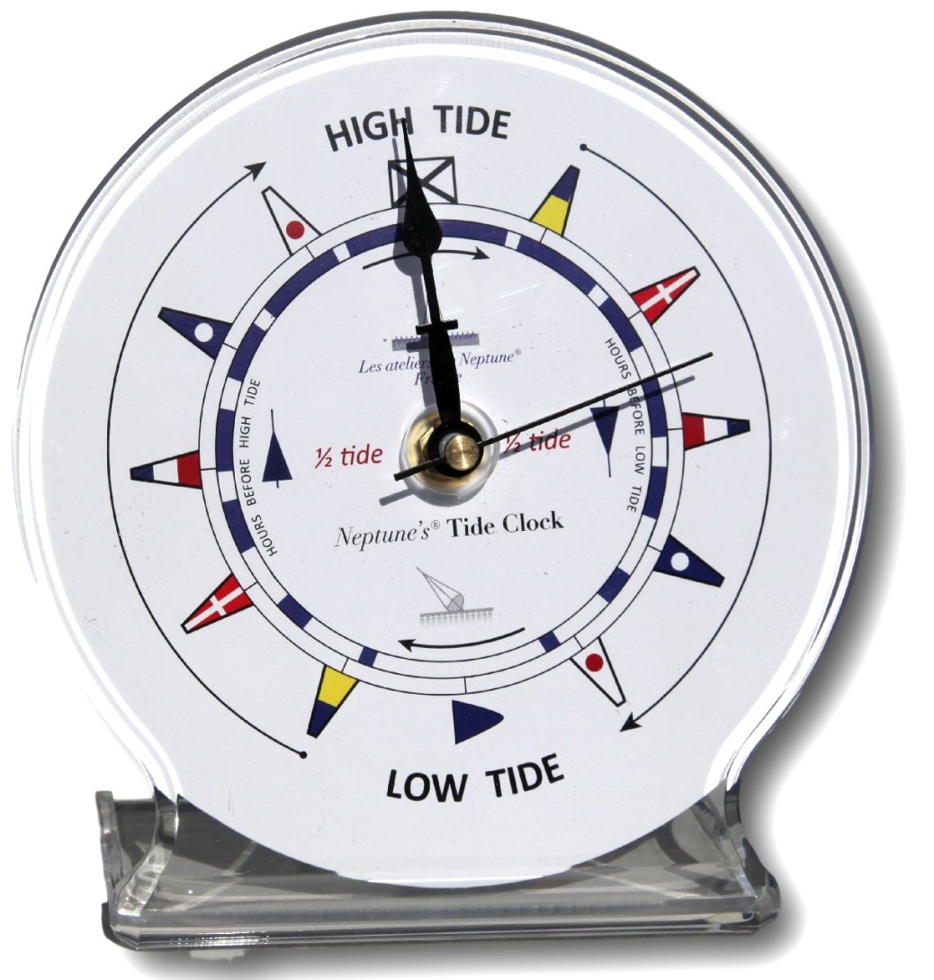 Free standing round desk tide clock eBay