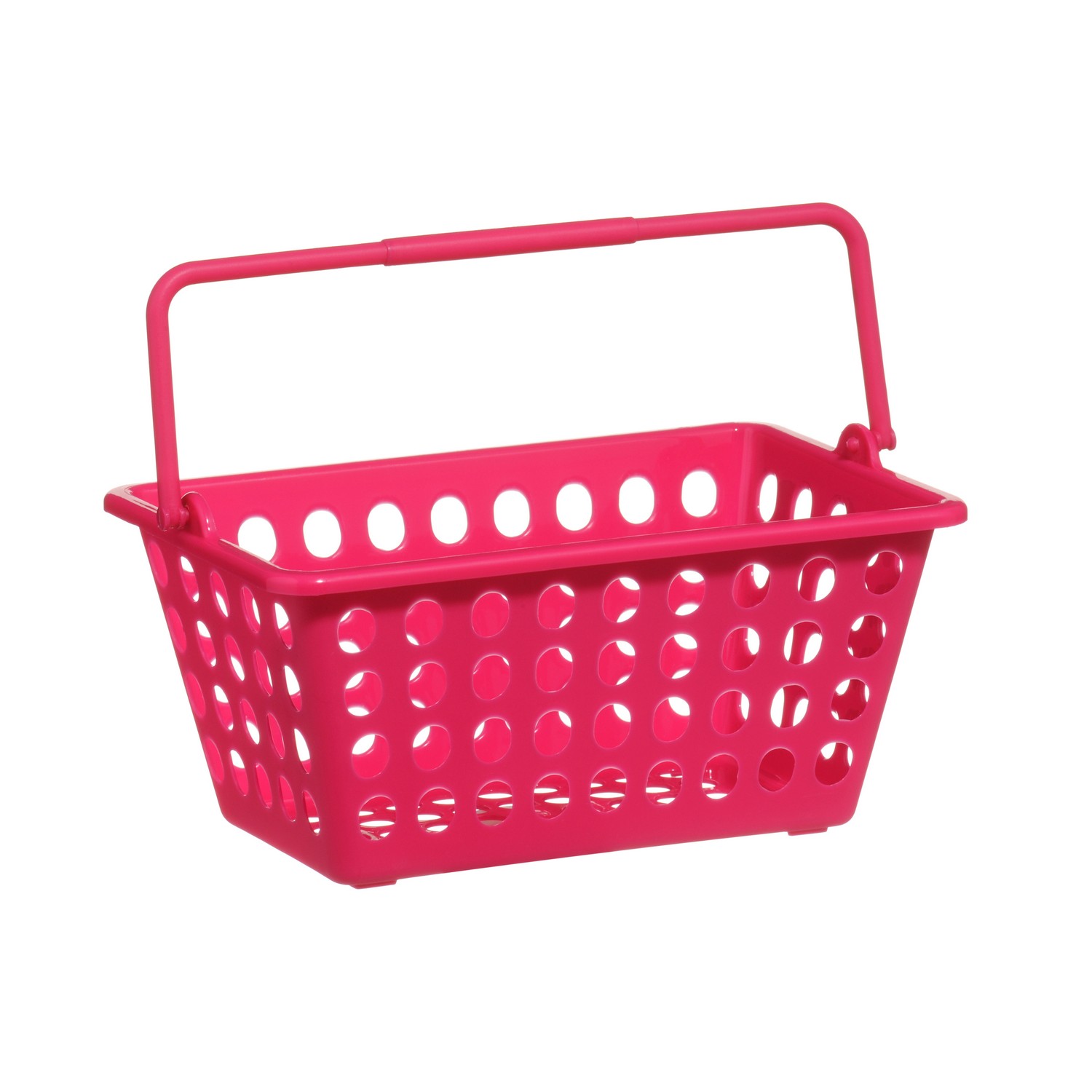 PREMIER HOUSEWARES DURABLE STRONG PLASTIC SINGLE HANDLE STORAGE BASKET