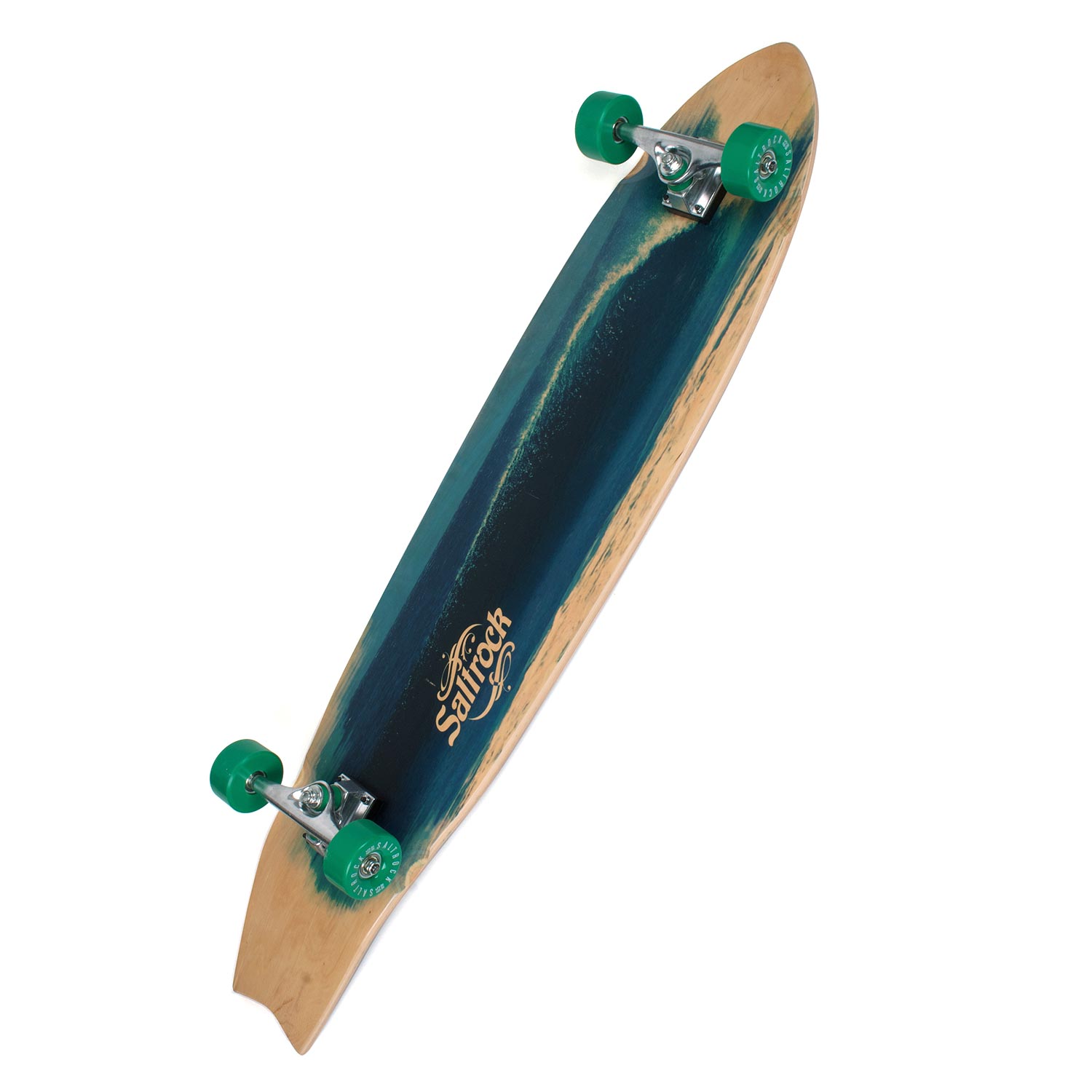 SALTROCK ROLLIN FISH TAIL LONGBOARD CRUISER SKATEBOARD LONG BOARD