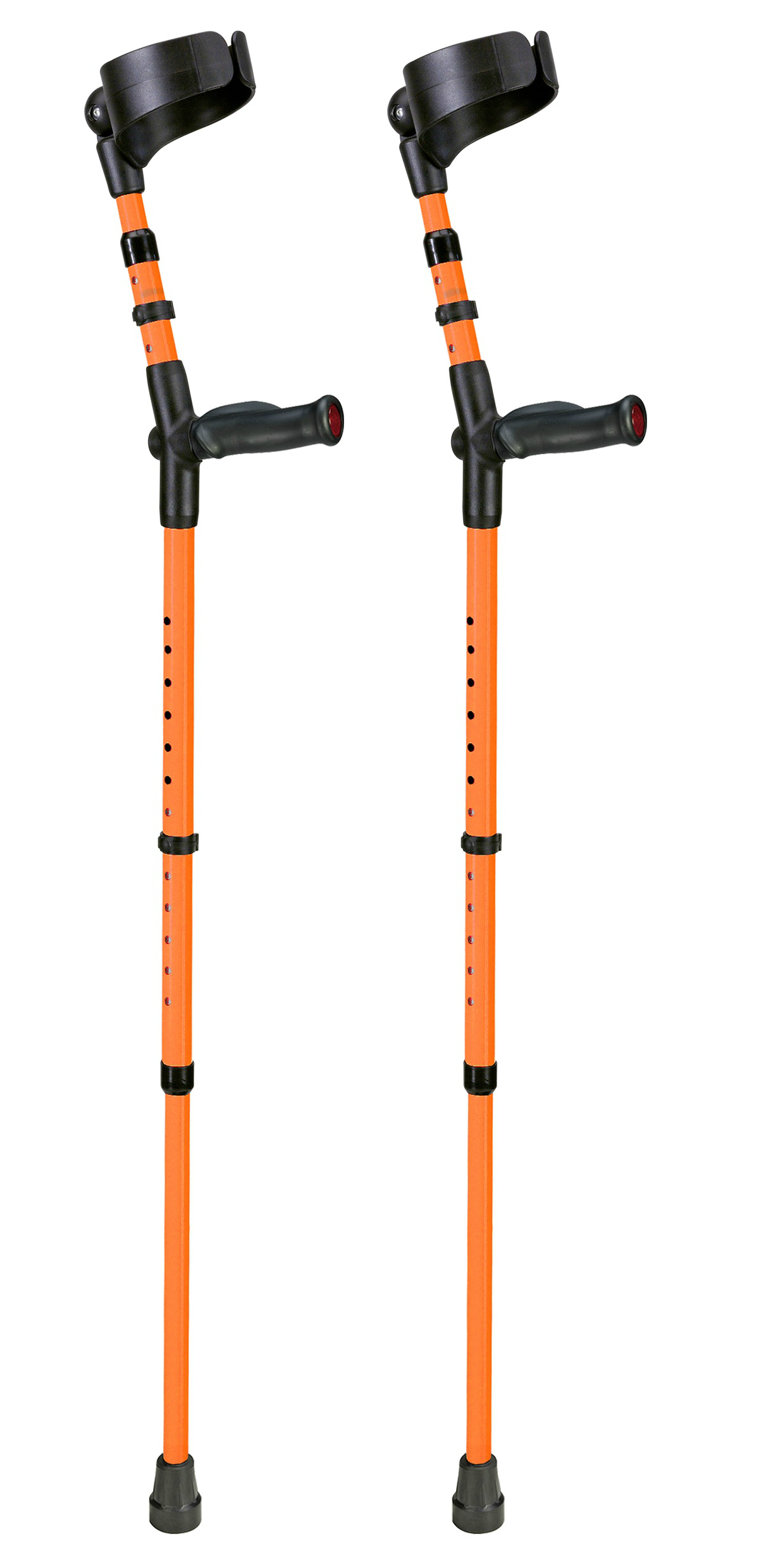 Ossenberg Pair of Anatomic SoftGrip Closed Cuff Forearm Crutches