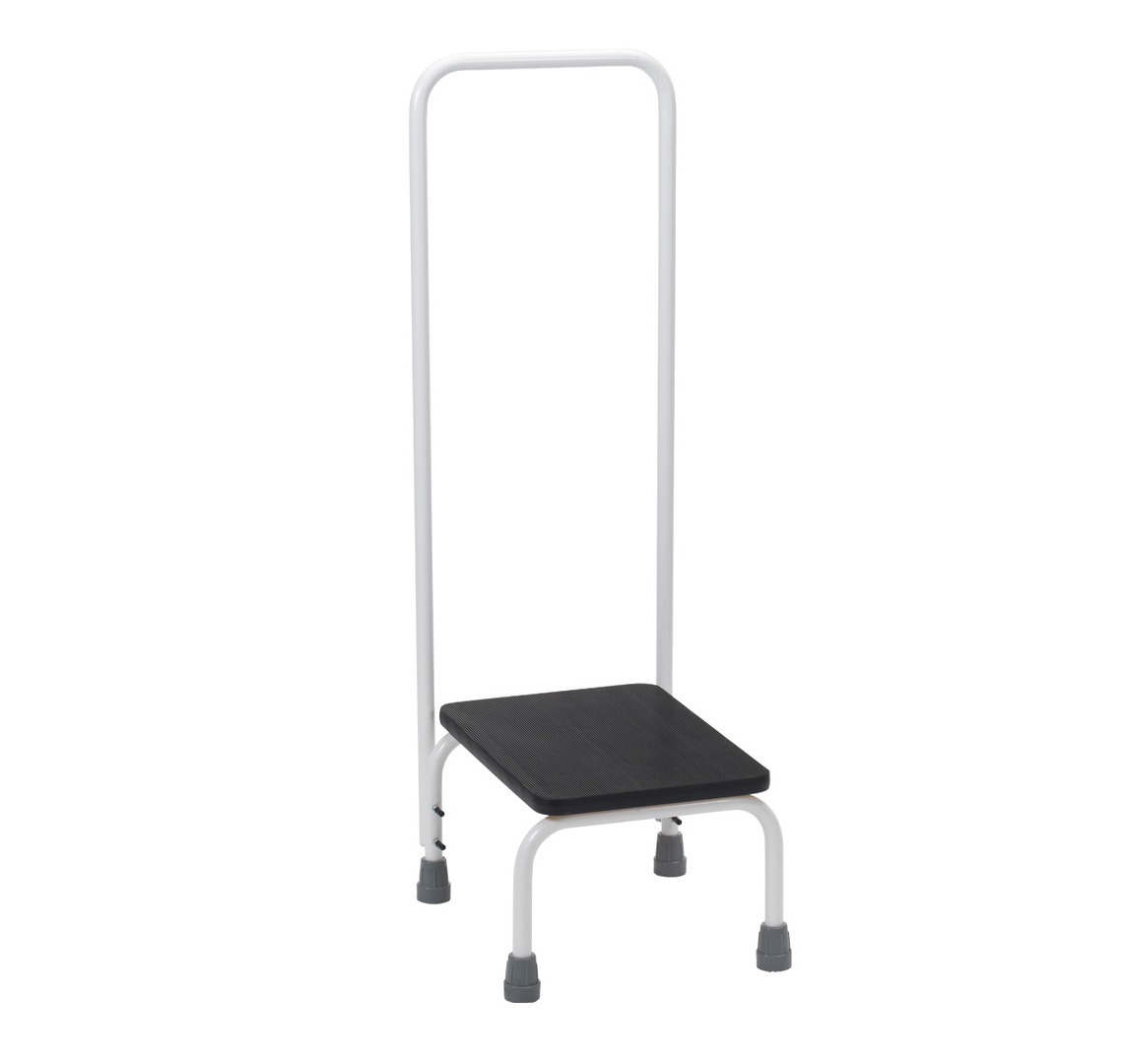 Drive Medical NonSlip Household /Bath Step Stool with Handrail eBay