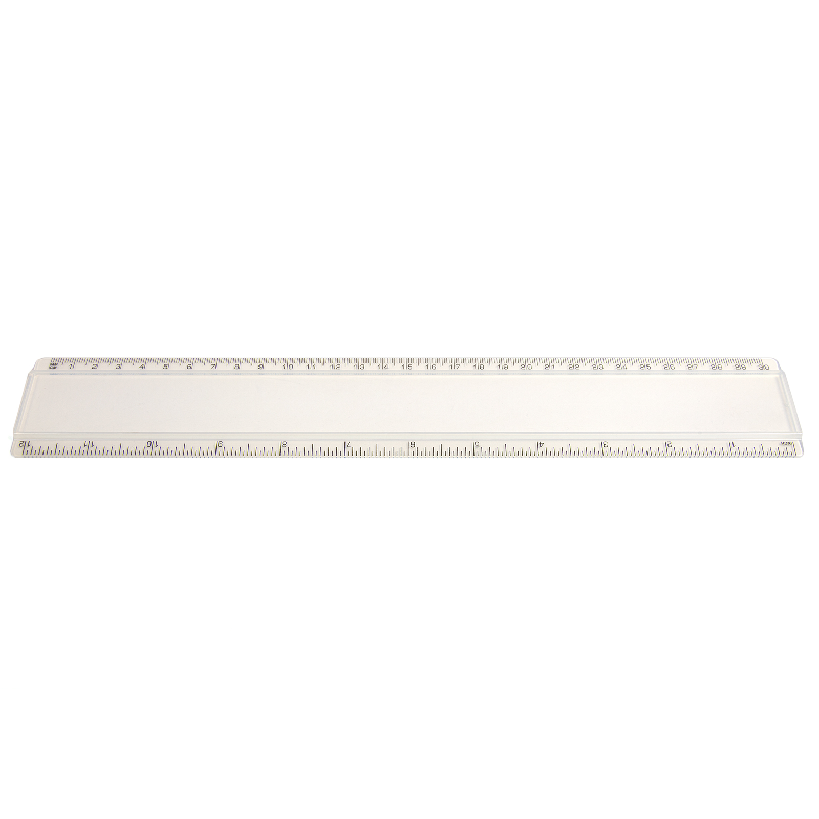 Blank 12in Plastic Ruler Scale Measure Flexible School Office Stationery T12 eBay
