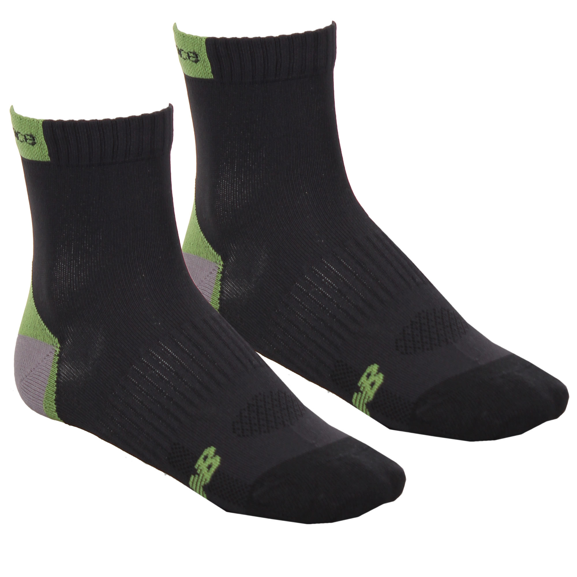 New Balance Lightweight Mens Boys Running Sock (1 Pair) Black, UK 35