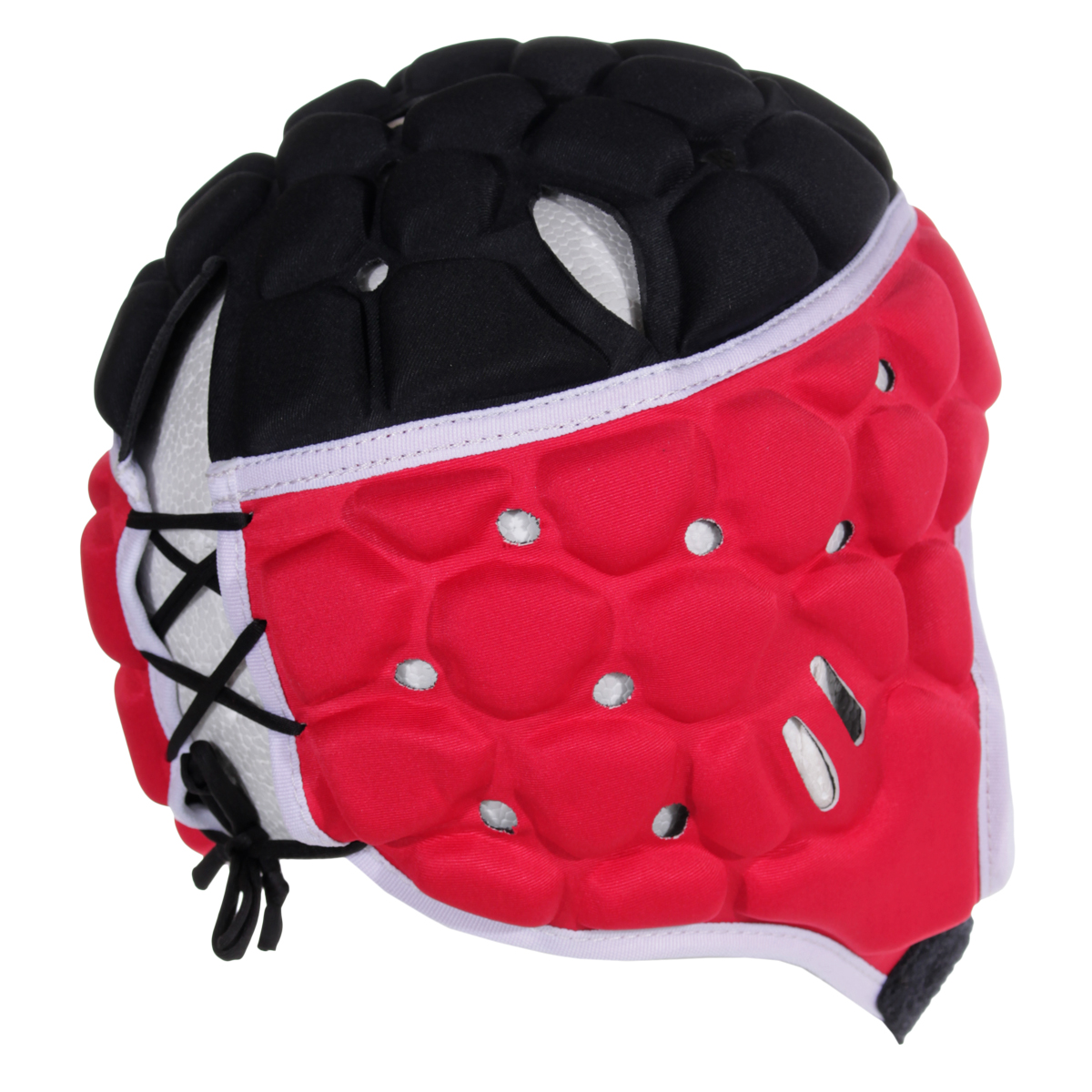 X BLADES Elite Rugby Headguard Scrum Cap Head Protection Black/Red eBay