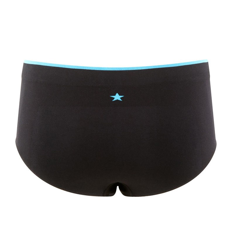 RUNDERWEAR Womens Ladies Running Brief Underwear Black