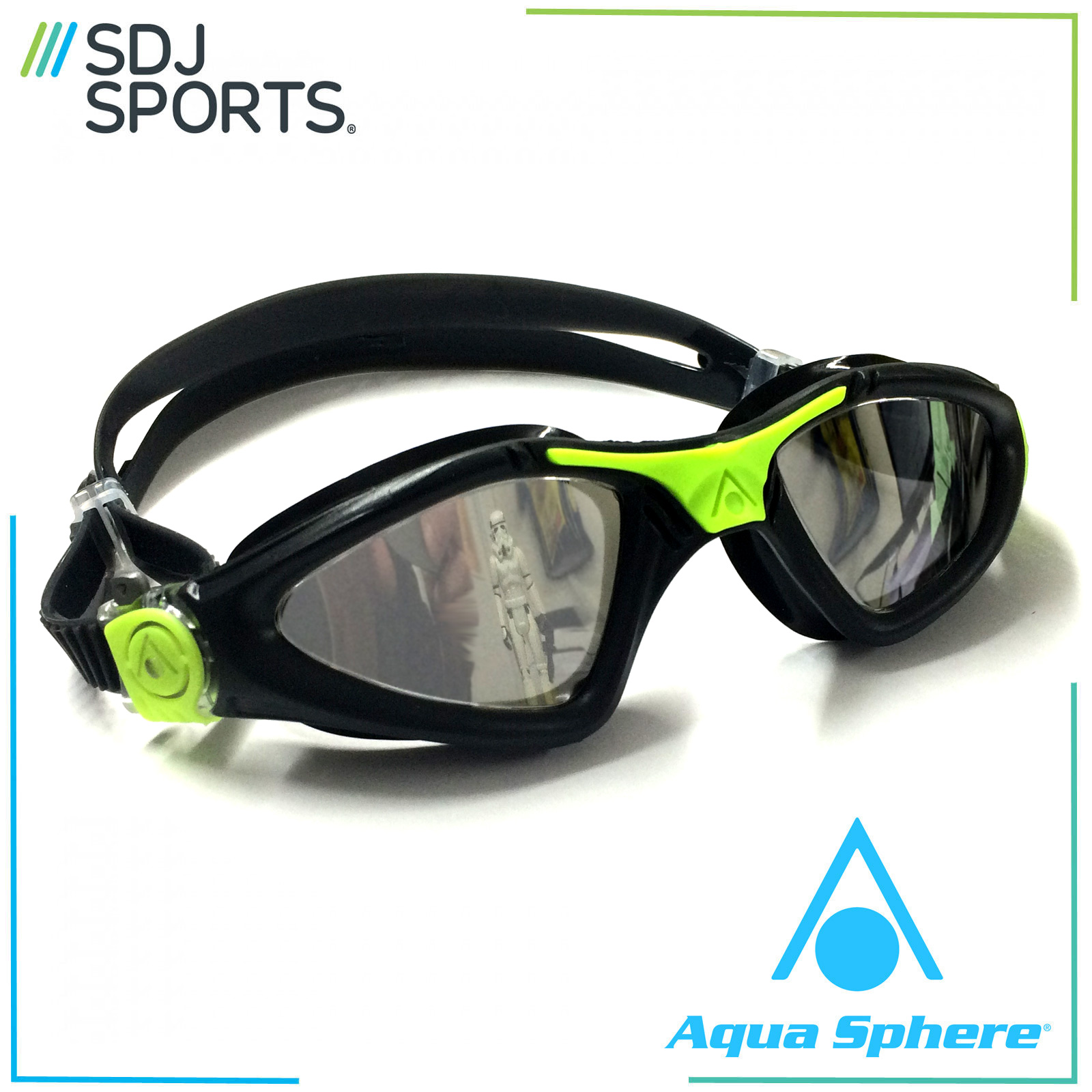 Aqua Sphere Kayenne Mirrored Lens Men's Adult UV Anti Fog Swimming