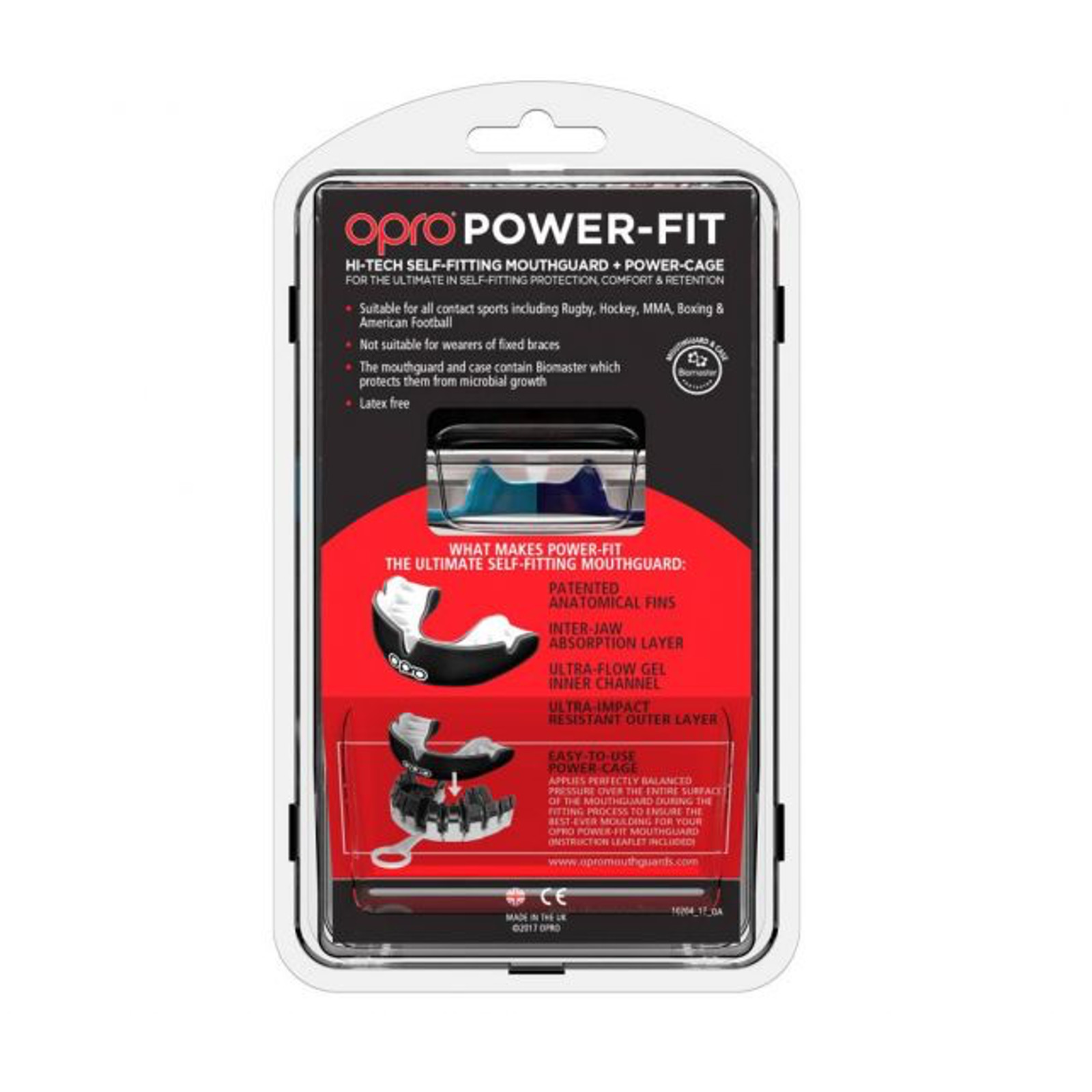 Martial Arts Mouthguard OPRO Power-Fit MMA Gum Shield Protector