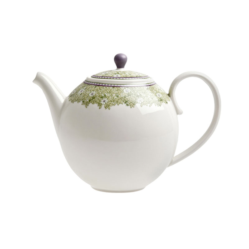Denby Pottery Monsoon Daisy Green Teapot Tado