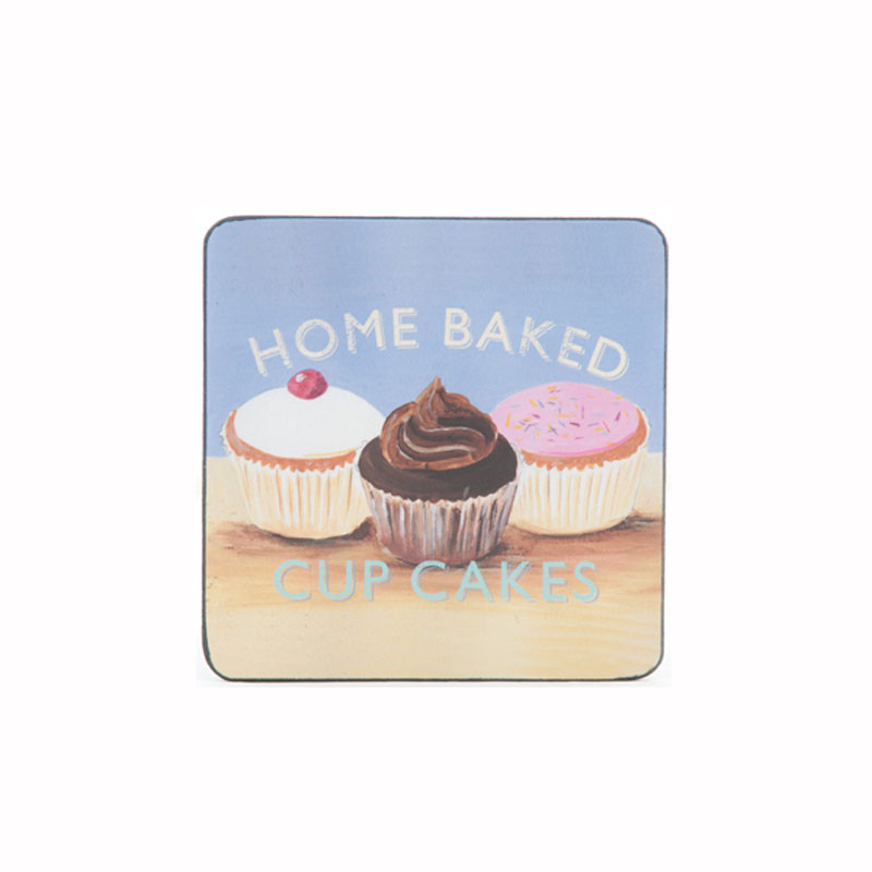 Tabletalk Cupcake Coasters Set of 6 supplied by Denby Pottery
