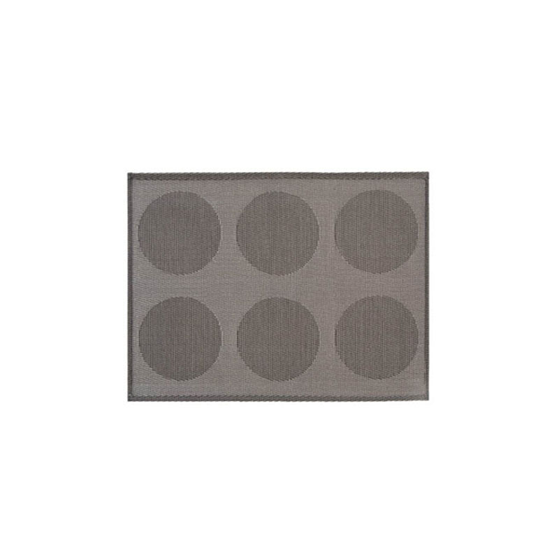 Denby Pottery Lifestyle Woven Vinyl Placemat Silver Spots Cogimba