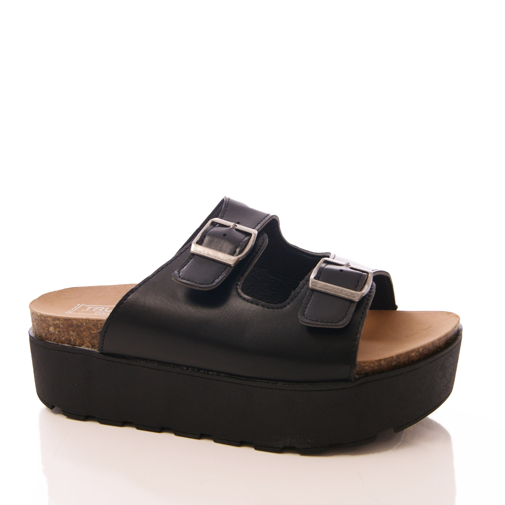 womens slip on platform sandals