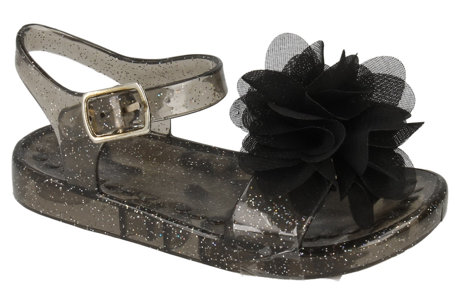 GIRLS TODDLERS JELLY SANDALS FLOWER FLAT GLADIATOR JELLIES HOLIDAY