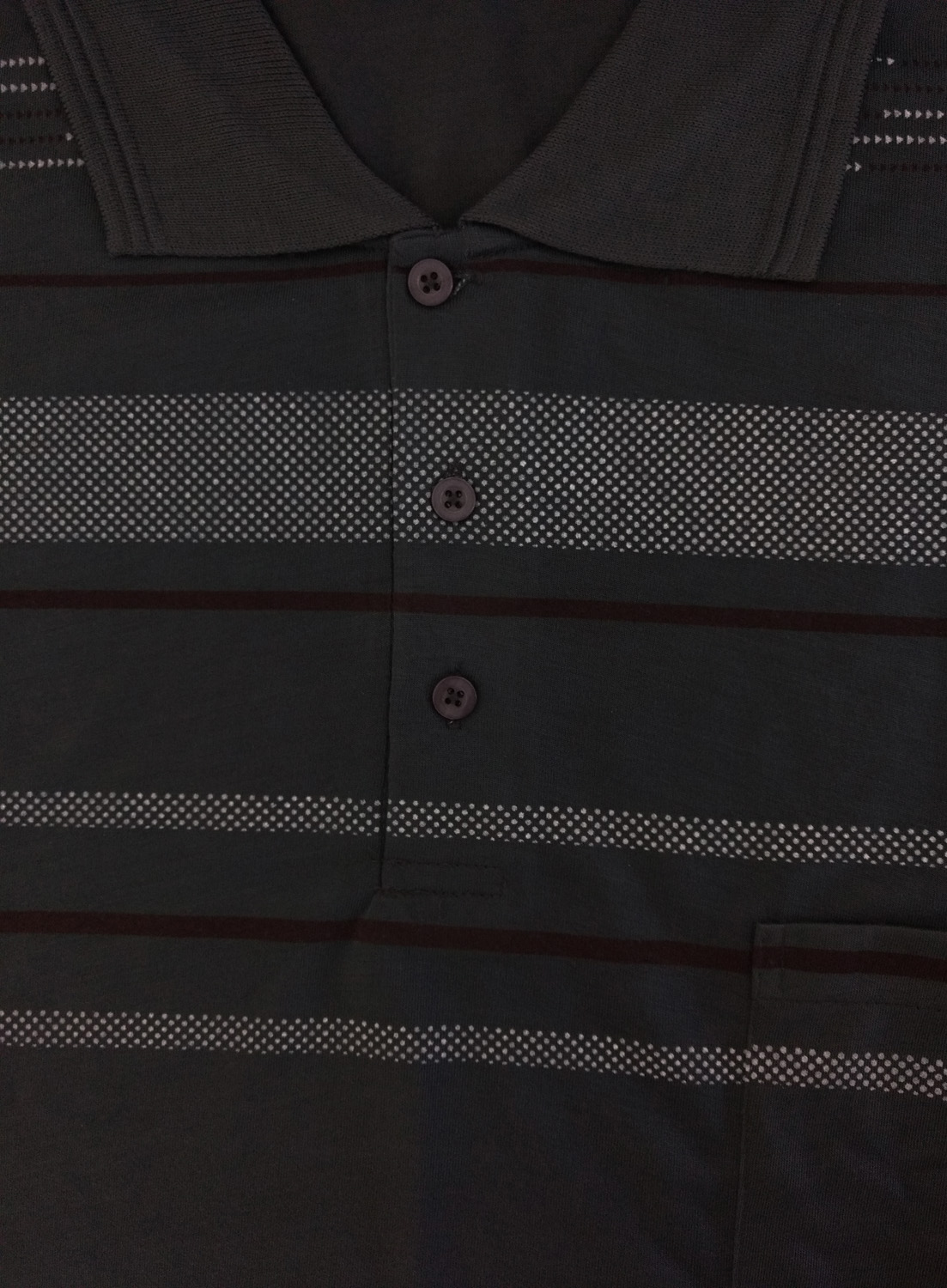 I-Smalls L UOMO CONFORTEVOLI morbido cotone a righe Polo
