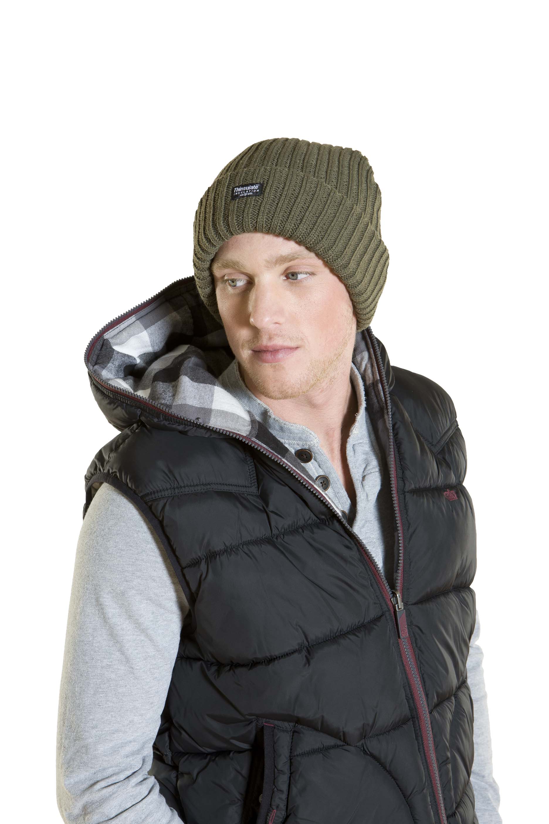 Mens Danny Warm Winter Thermal Thinsulate 3M Insulated Beanie Hat eBay
