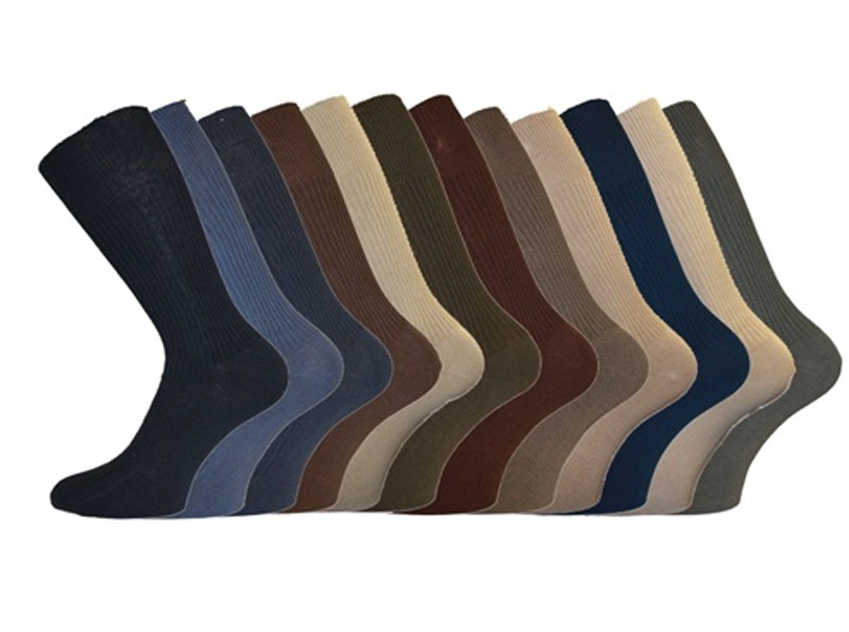 Mens Aler 6pk Softop Loose Soft Wide Grip Top Non Elastic Ribbed Cotton