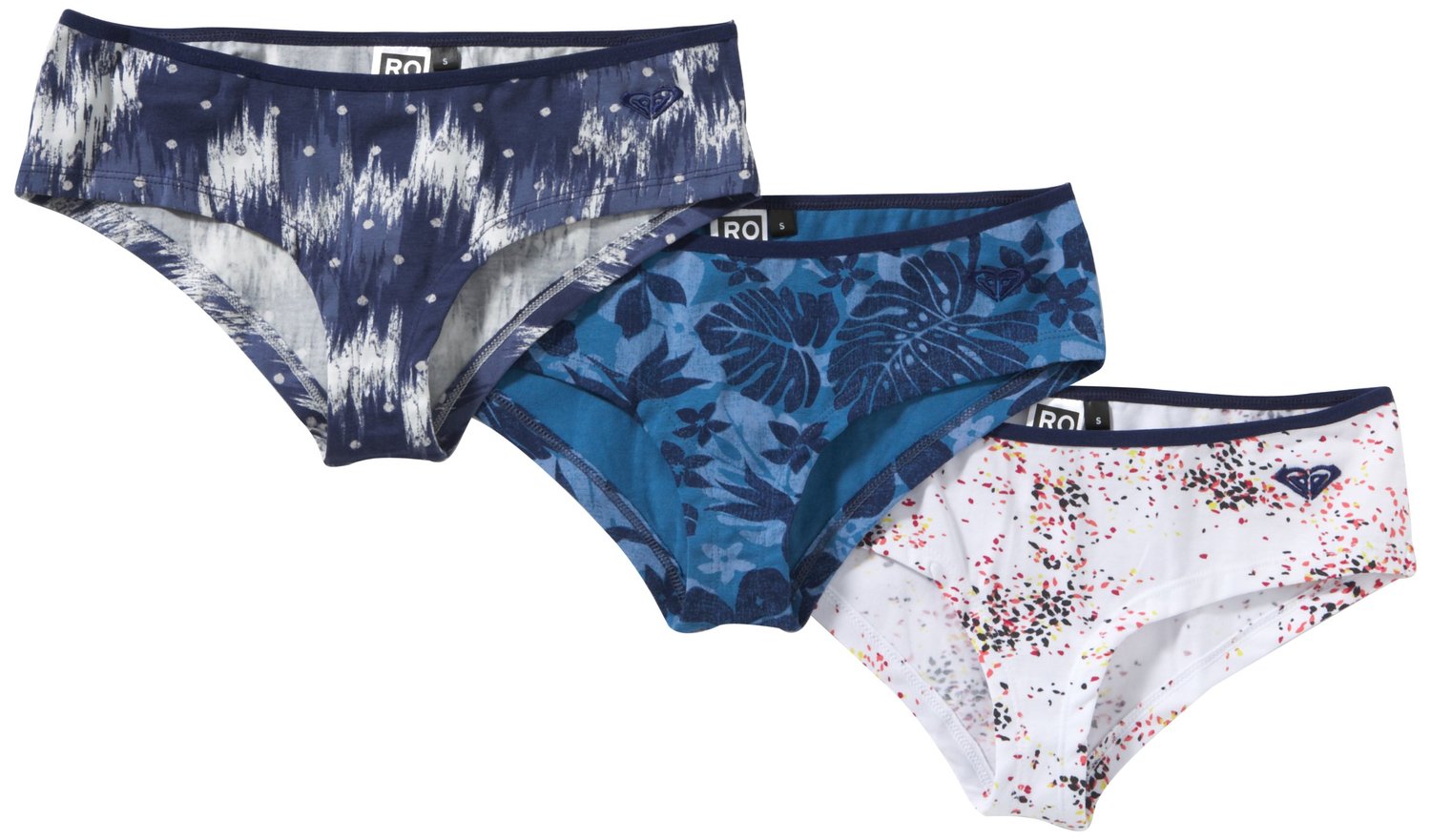 Roxy Women's Pack of 3 Gold Rush Boy Leg Panties Underwear eBay