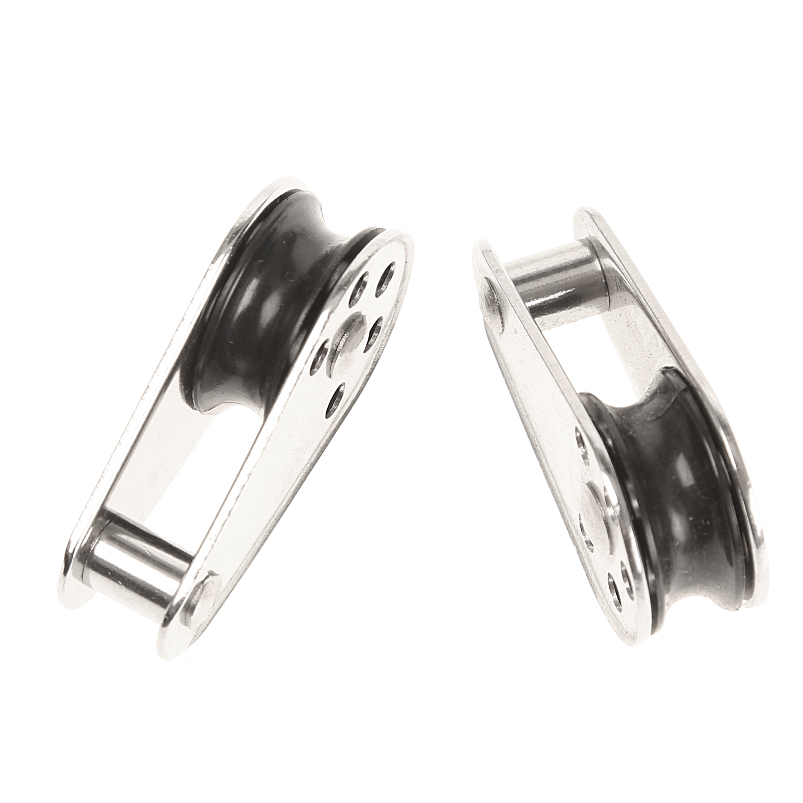 2 x AISI 316 Marine Grade Stainless Steel Sailing Pulley Block Ship