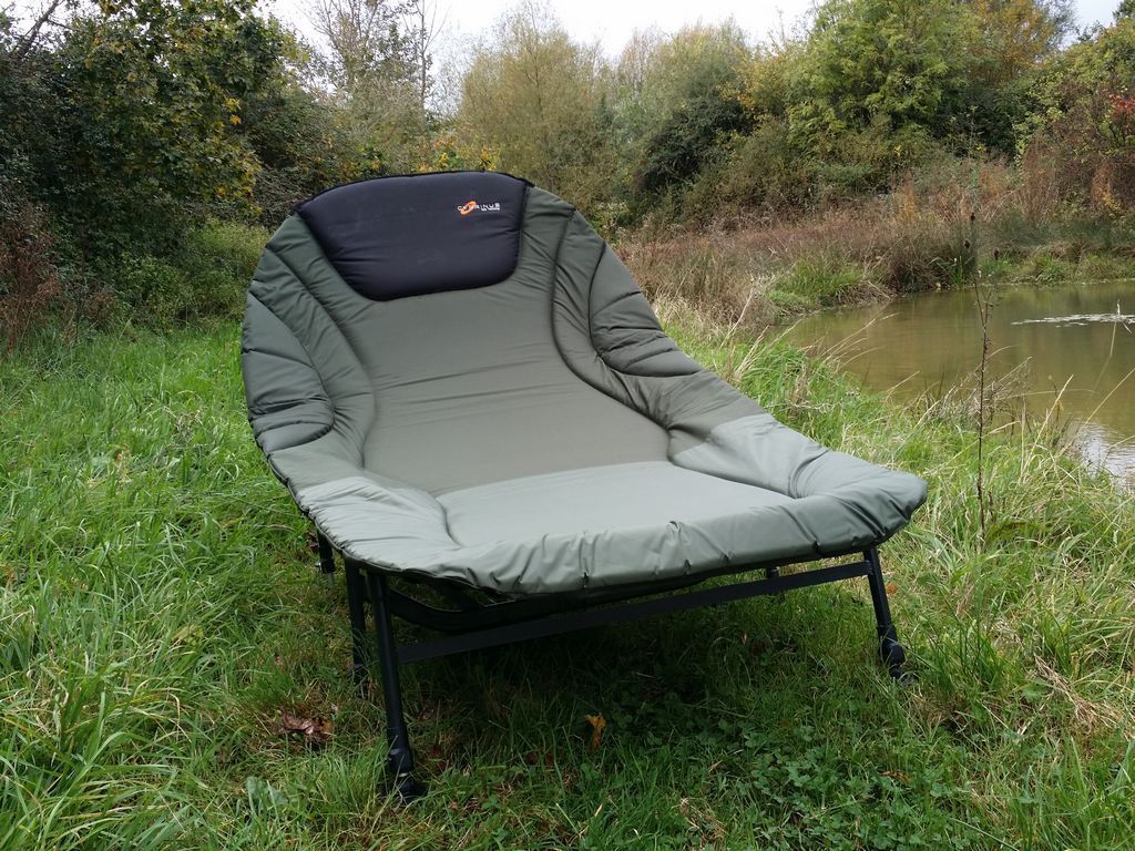 Cyprinus Double 2 man Wide Guy Large 8 leg Carp fishing camp bed chair ...