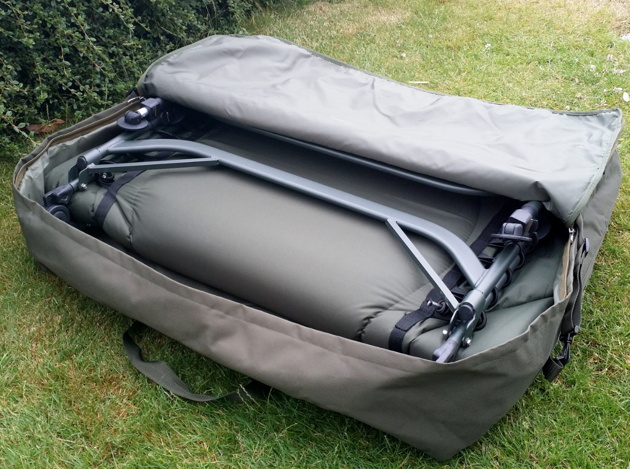 Cyprinus Double 2 man Wide Guy Large 8 leg Carp fishing camp bed chair ...