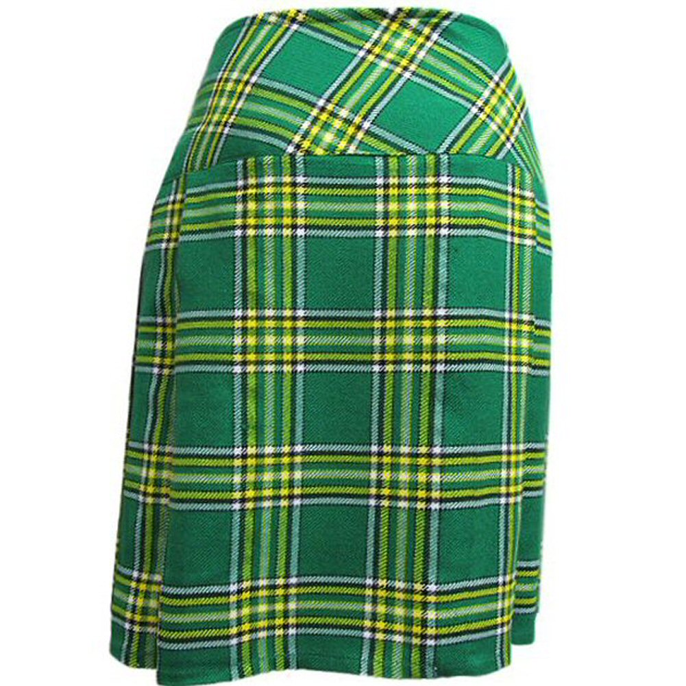 Irish Plaid 20" Scottish Highland Kilt Skirt US4 US26 eBay