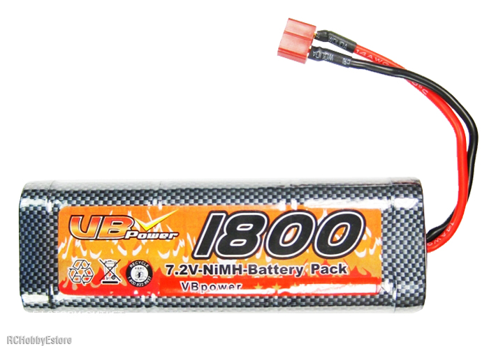 03014 Rechargeable 7.2V 1800 Mah Nimh Battery Stick Pack For RC Car
