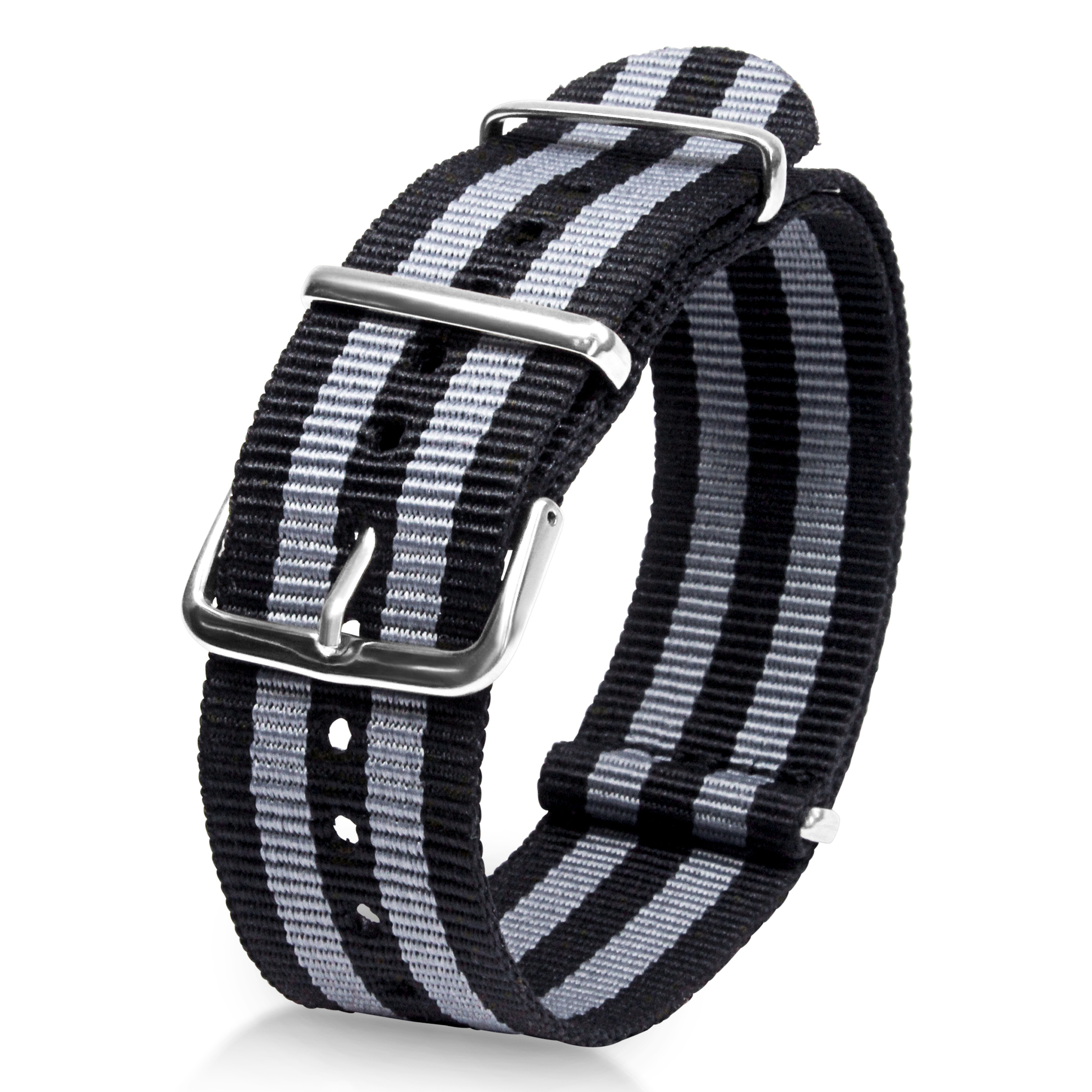 EXTRA DRY Classic 22mm Style Nylon Fabric Military Army Wrist Watch