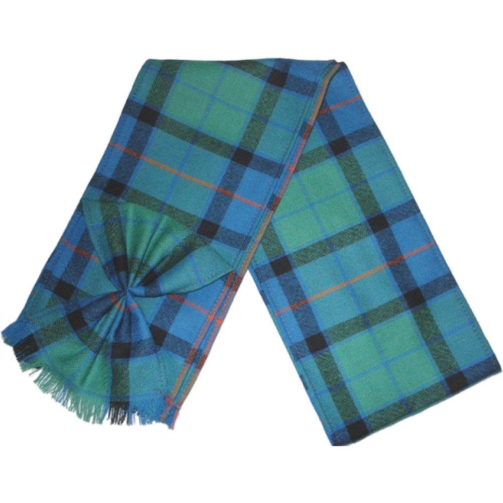 Highland 100 Wool MINI TARTAN SASH With Rosette 44 x 5 Inches Huge