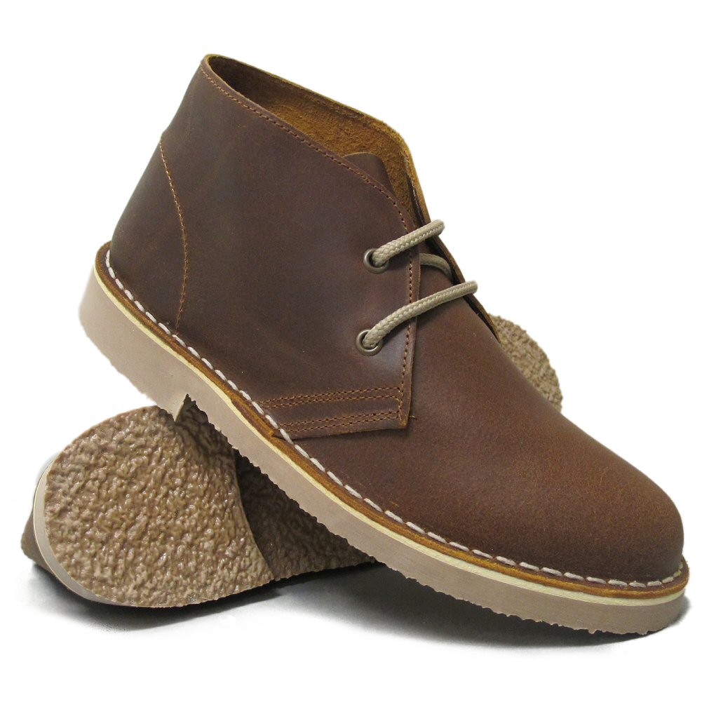 Womens Roamers Brown Distressed Leather Welted Desert Boots 3 7 eBay