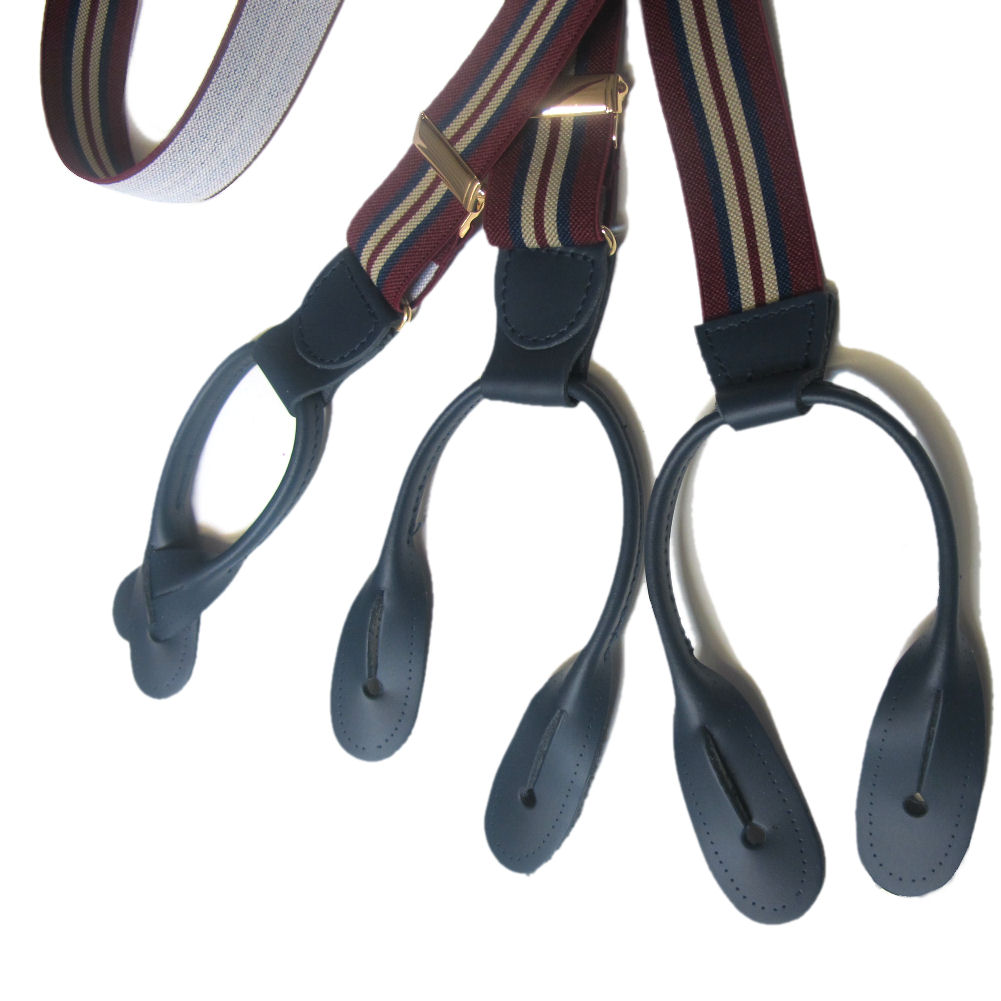 Made in England Albert Thurston Classic Button Braces 25mm Wide