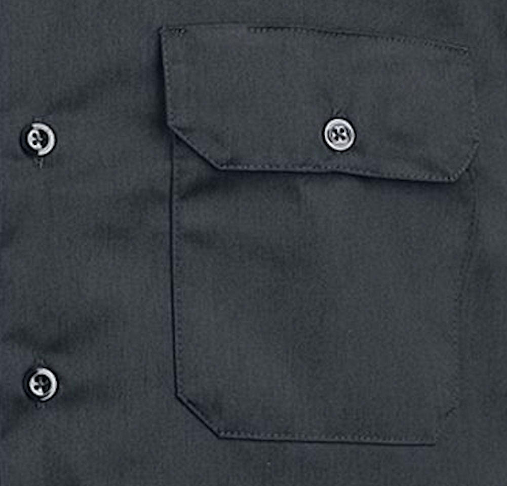 dickies slim fit short sleeve work shirt