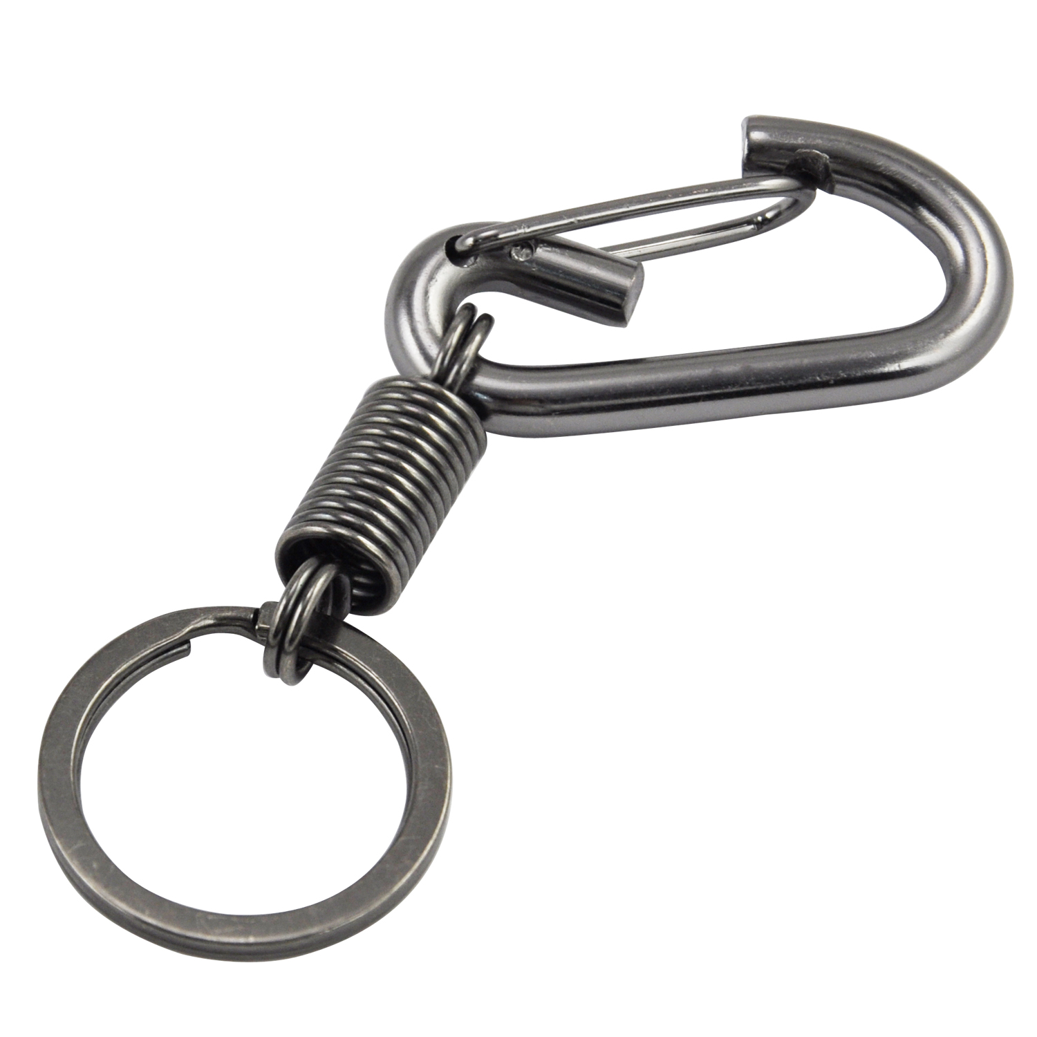 TRIXES Black Metal Carabiner Clip Big Size Key Chain Keyring eBay
