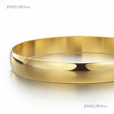Plain 18ct Yellow Gold Layered Bangle Bangles allu_C107-Y-66 B